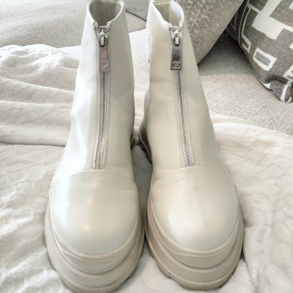 Zara flat ankle boots with zip TRF - Picture 5 of 8